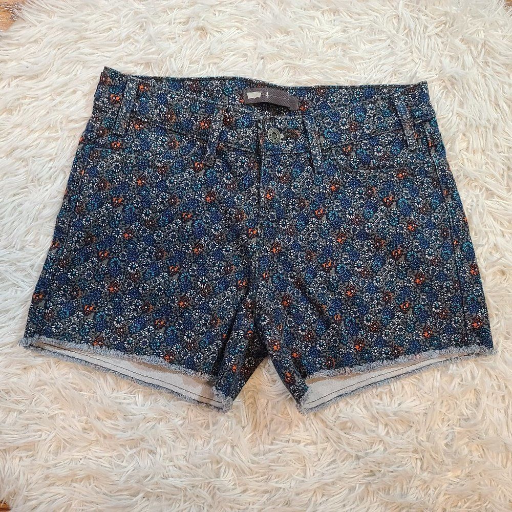 Levi's Multicolored Cut Off Denim Jean Shorts